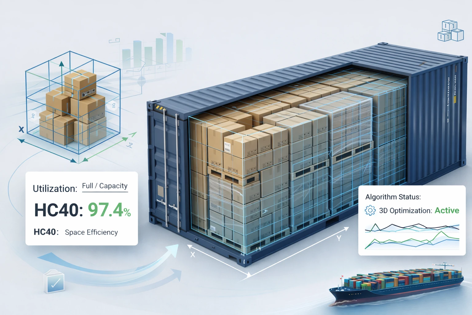 Container Load Optimization | Optimize Container Space Utilization