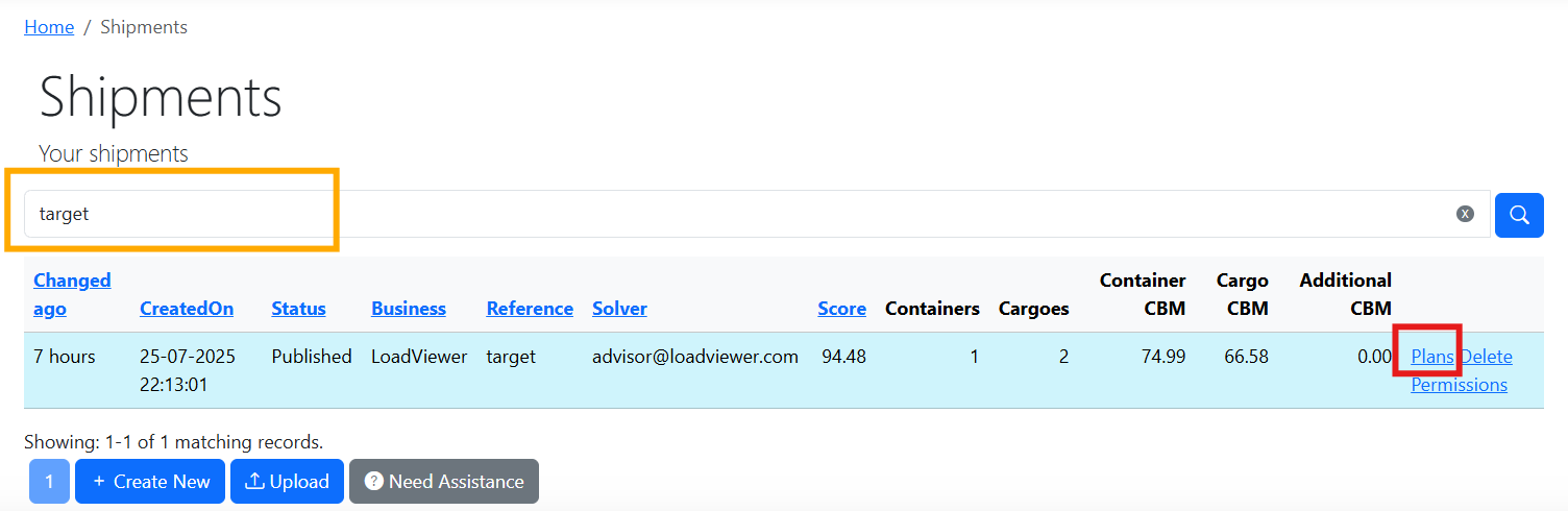 Step 01/10 Step 01/10 of LoadViewer's flexible planning workflow